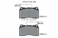 Textar Bremsbelagsatz, Scheibenbremse 2357501 FüR CitroËN Fiat Lancia Peugeot