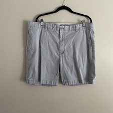 Vineyard Vines Men SZ 40 Pale Blue Flat Front 6" Inseam Chino Breaker Shorts