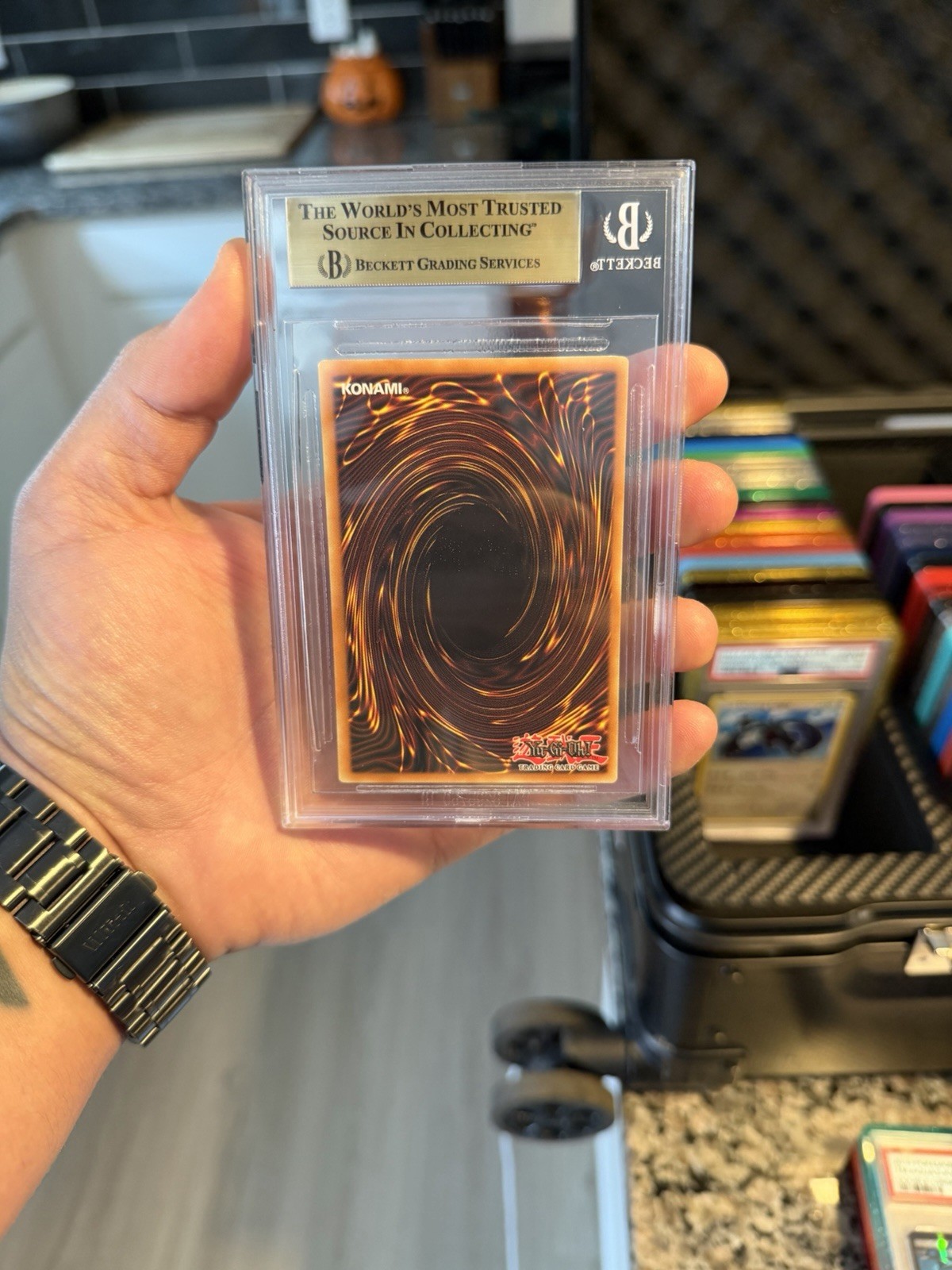 2008 YU-GI-Oh! TDGS-EN040 Stardust Dragon Ghost Rare BGS 9.5 Gem MT None Higher! view 2