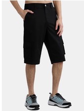 George Men  s Below the Knee Messenger Cargo Shorts Black 14" Size 30