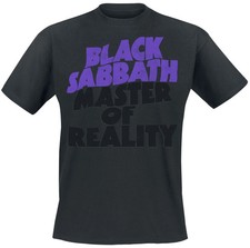 Black Sabbath T-Shirt Herren Master Of Reality Tracklist schwarz