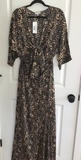 Baltic Born Morlana Maxi Dress Open Front XL NWT