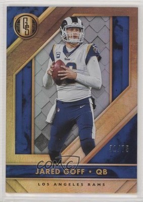 2020 Panini Gold Standard Platinum 31/75 Jared Goff #81 1z6