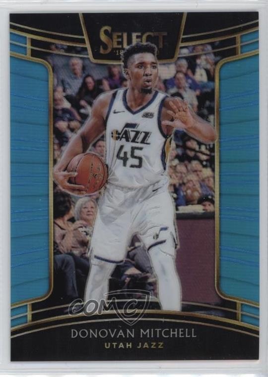 2018 Panini Select Concourse Light Blue Prizm 103/299 Donovan Mitchell #71 1o4o