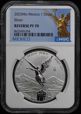 コレクション 2024 Mexico Libertad Silver Coin - PF70 2025 Mo Mexico Onza Silver Libertad NGC Reverse PF70 Mintage 1500