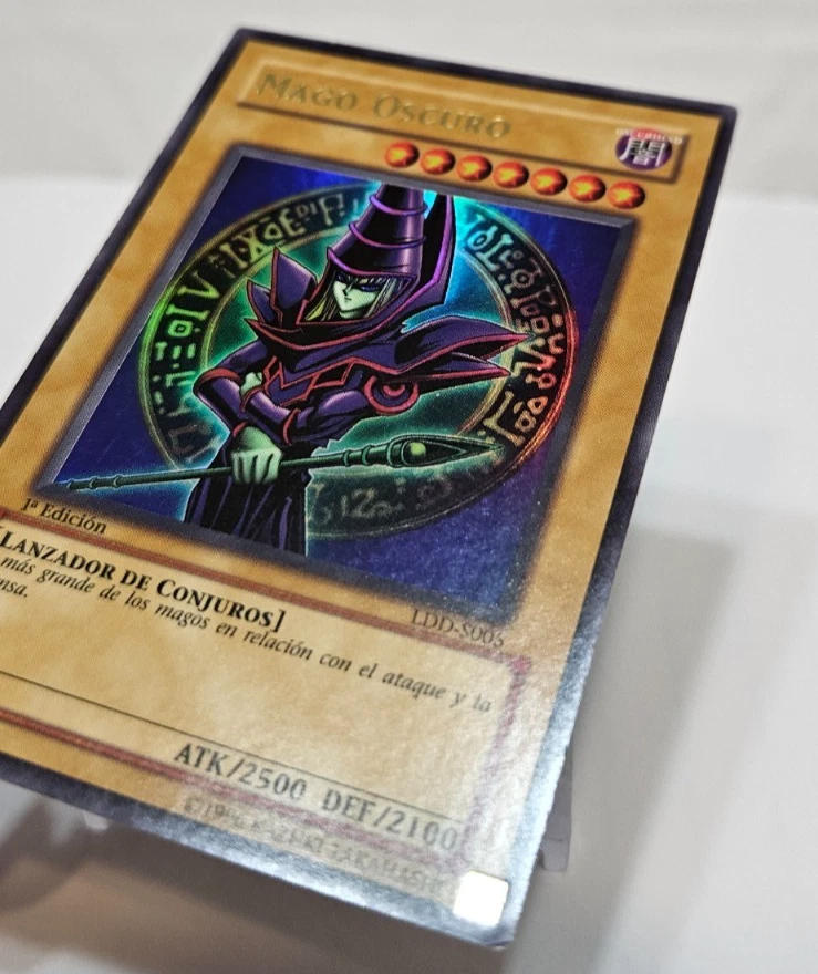 SPANISH Dark Magician LDD-S005 LOB Ultra Rare 1st Edition Yugioh 7940 - Image 2 of 4
