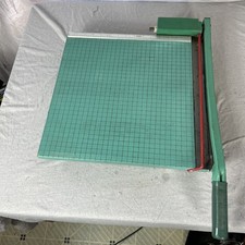 Vintage Premier Paper Cutter Guillotine Style Cutting Board 16" Photo Materials