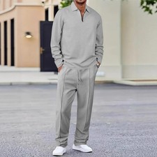 Mens Sweatsuits 2 Piece Sport Tracksuit Jogger Sweat Suits Jogging Outfits
