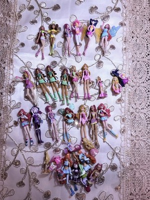   VINTAGE PUPPEN KONVOLUT WINX CLUB BLOOM FLORA 90/2000er TOLLE PUPPEN    