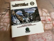 Dungeon Crawl Classics DCC #55 ISLE OF THE SEA DRAKE  GMG5054 Goodman Games PB