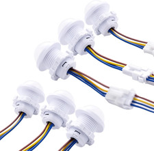 6 Pack Motion Sensor Switch 85-265V 40W, PIR Wall/Ceiling Mount with 30S Auto-Of
