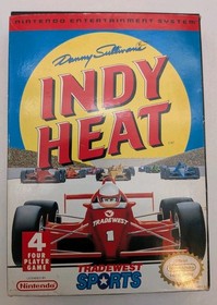 Danny Sullivan's Indy Heat NES Nintendo completo di scatola CIB testato e pulito ottime condizioni