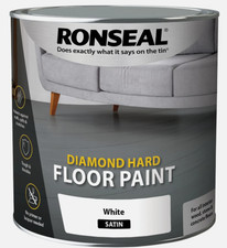 Ronseal Diamond Floor Paint - White 750ml 5010214857494
