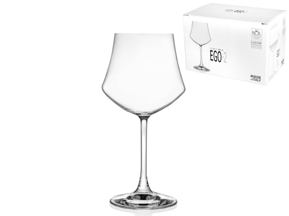 RCR Pack Of 6 Ego Glass Water Goblets 2 Cl 43