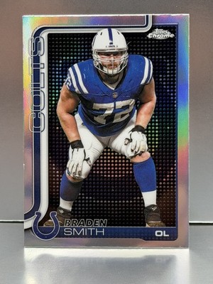 Topps Chrome 2025 Braden Smith Lightboard Logo Colts Case Hit SSP #134