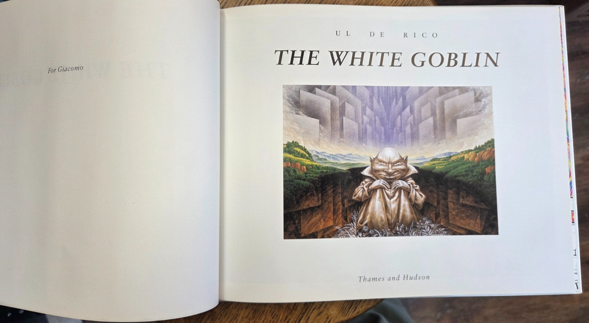 The White Goblin Ul De Rico 初版 洋書 絵本 The White Goblin by Ul De Rico (1996, Hardcover) for sale online