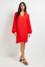 Wallis Red Shift Dress Womens Daywear Dresses
