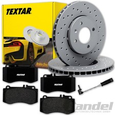 TEXTAR BREMSSCHEIBEN 344mm + BELÄGE VORNE für MERCEDES E-KLASSE W212 + S212