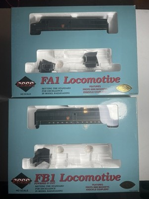 Proto 2000 HO Scale PRR FA1 and powered FB Diesel Locomotive Pennsylvania TESTED