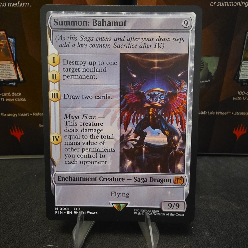 Magic the Gathering: Summon: Bahamut Final Fantasy Regular NM