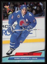 1992-93 Fleer Ultra #389 Mike Ricci Quebec Nordiques NM