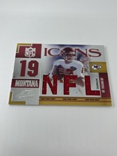 2007 Absolute Joe Montana NFL Icons game used jersey /50 #NFL-16