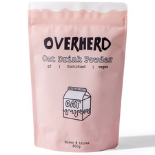 OVERHERD Oat Milk Powder | 8 Litres of GF Powdered Vegan Oatmilk Coffee Creamer