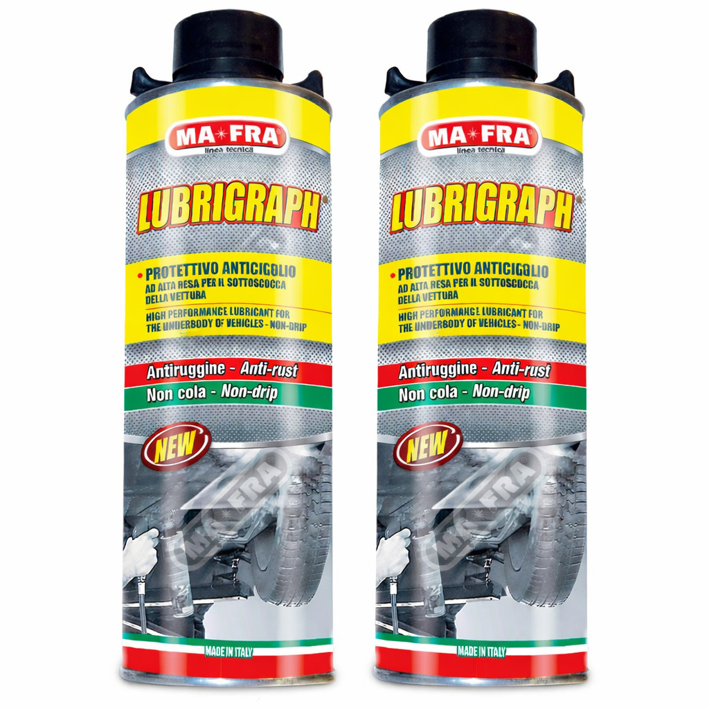 X2 PROTETTIVO ANTIRUGGINE ANTICIGOLIO SOTTOSCOCCA AUTO MAFRA LUBRIGRAPH