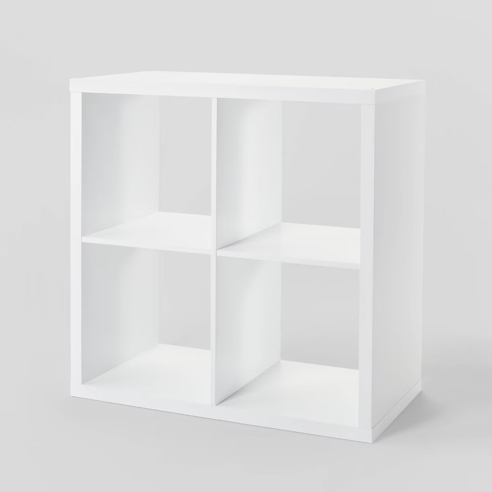 13 4 Cube Organizer White - Brightroom Decorative Bookshelf Cubby 6790₽
