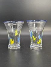 Annieglass SANTA CRUZ FISH Drinking Glasses/Vase