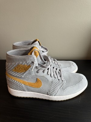 Jordan 1 Retro High Flyknit Wolf Grey