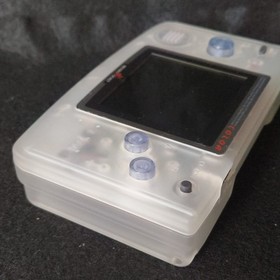 SNK NEOGEO POCKET Color Clear Console W/Manual and Box set, Working, Japan
