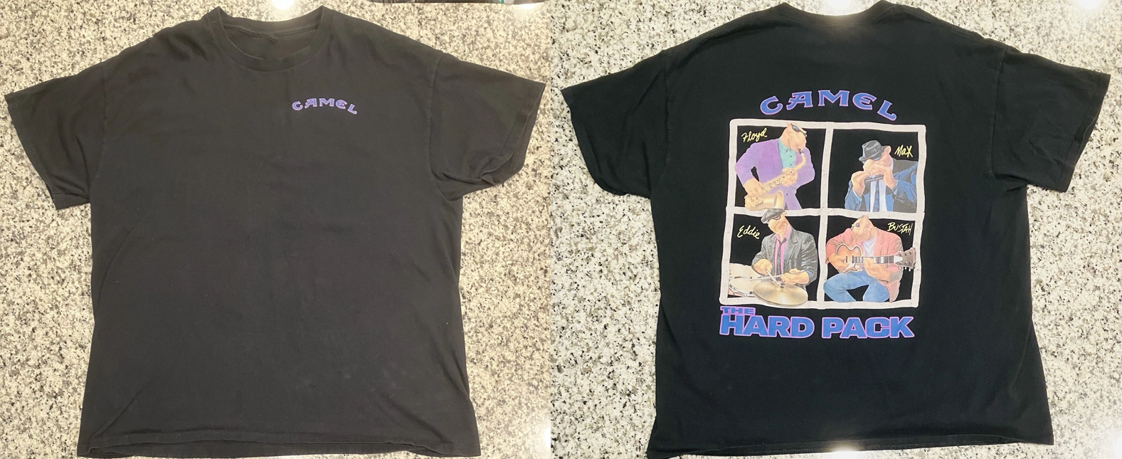 Camel Black T-Shirt Cotton Tee T Shirt RARE S-5XL COTTON Gifl For Fan