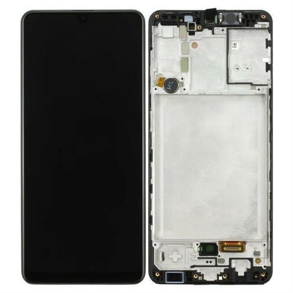 Original Samsung Galaxy A31 A315F Display Touchscreen Bildschirm Rahmen Schwarz-image