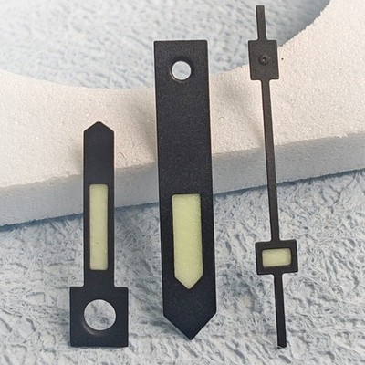 Black Trim C3 Green Lume Vintage Watch Hands für NH34 NH35 NH36 NH38 NH39 NH70