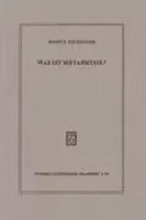 Martin Heidegger | Was Ist Metaphysik? | Taschenbuch | Deutsch (2007) | 55 S.