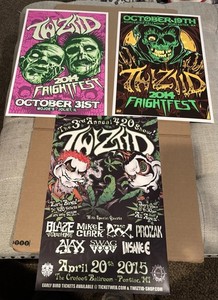 Twiztid Concert Posters/ Art Prints Fight Fest 420 Show MNE Blaze Prozak R.O.C.