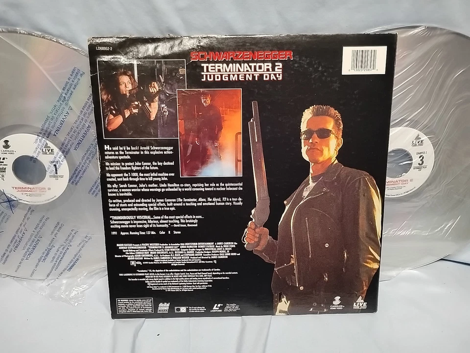 Terminator 2 Judgment Day 1991 Live Home Video LD68952-2 Laserdisc Super 35 R - Image 4 of 4