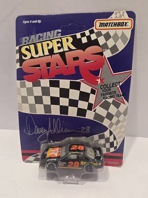 Davey Allison Matchbox 1/64 Nascar Diecast. CARD IS UNPUNCHED 