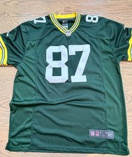 Official Nike NFL On Field Men's Green Bay Packers Nelson 87 Jersey Size XXL