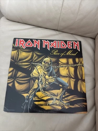 IRON MAIDEN - Piece Of Mind LP - Original 1983 US First Pressing - VG+/VG+