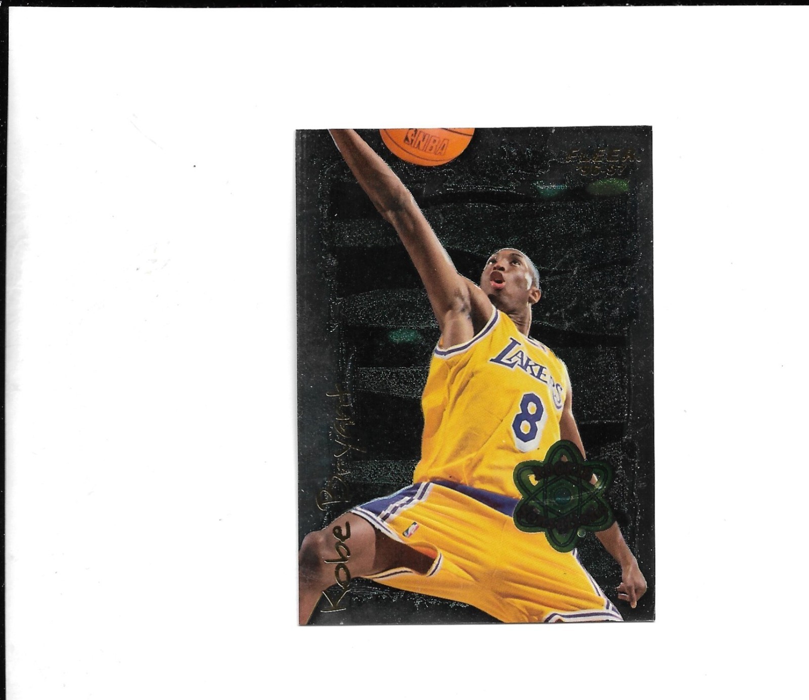 1996-97 Fleer KOBE BRYANT Rookie Sensations card # 5 of 15--Lakers HOF