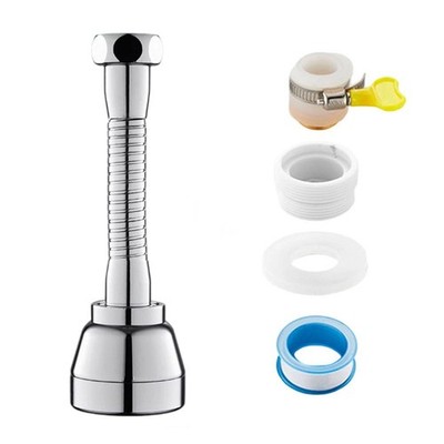 Funktionelle 360 Grad Wasserhahnverlängerung mit einstellbarem Wasserdurchfluss für jede Aufgabe
