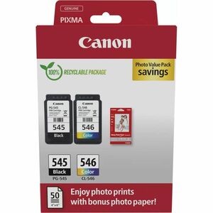 Canon 8287B008. Black Ink Volume: 8 Ml Supply Type: Photo Value Pack Colour Ink