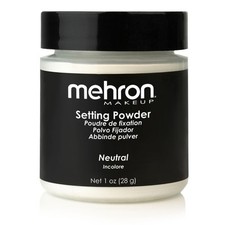 Mehron Makeup Setting Powder 1 oz  Neutral 
