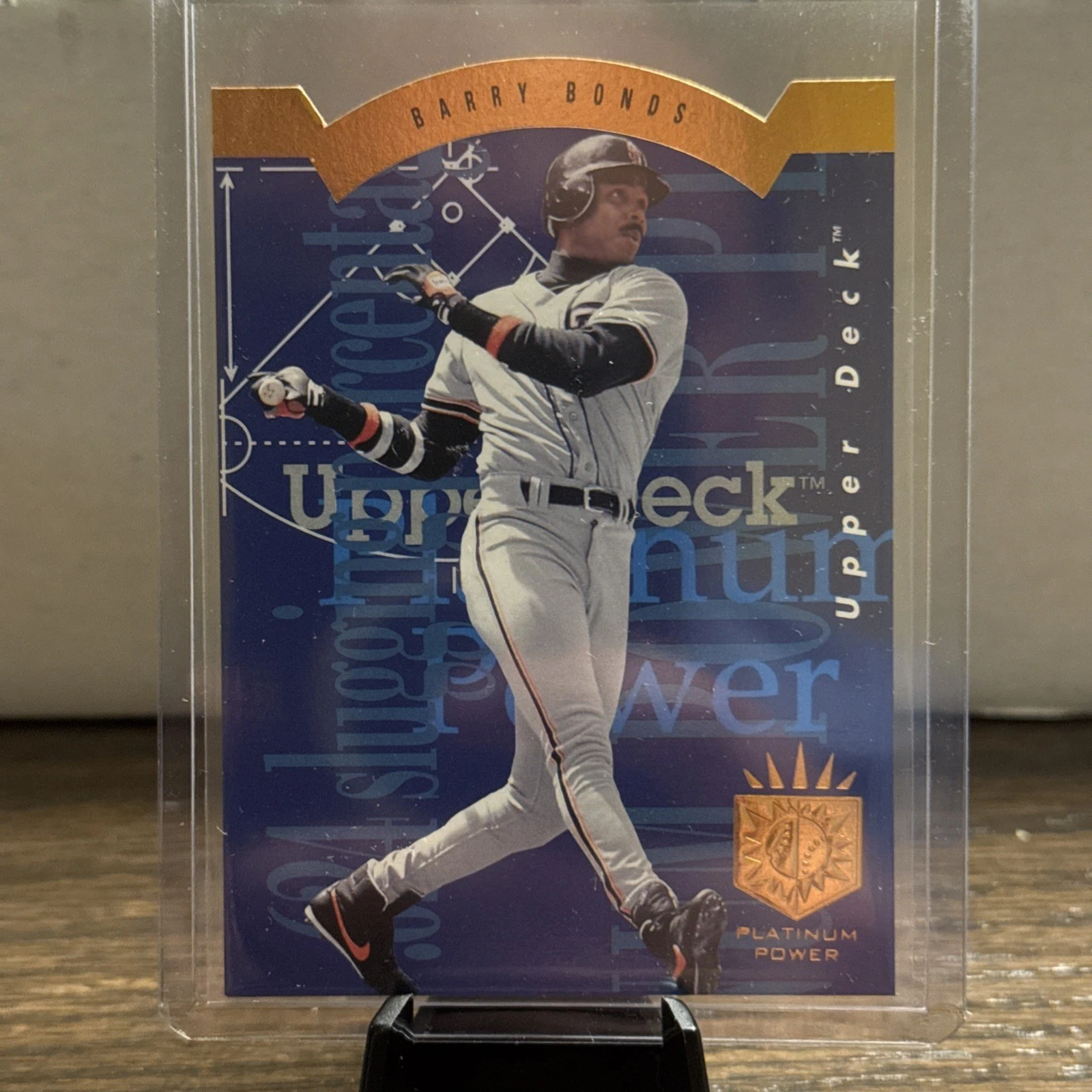 1993 Upper Deck SP #PP2 Barry Bonds Platinum Power Die-Cut San Francisco Giants