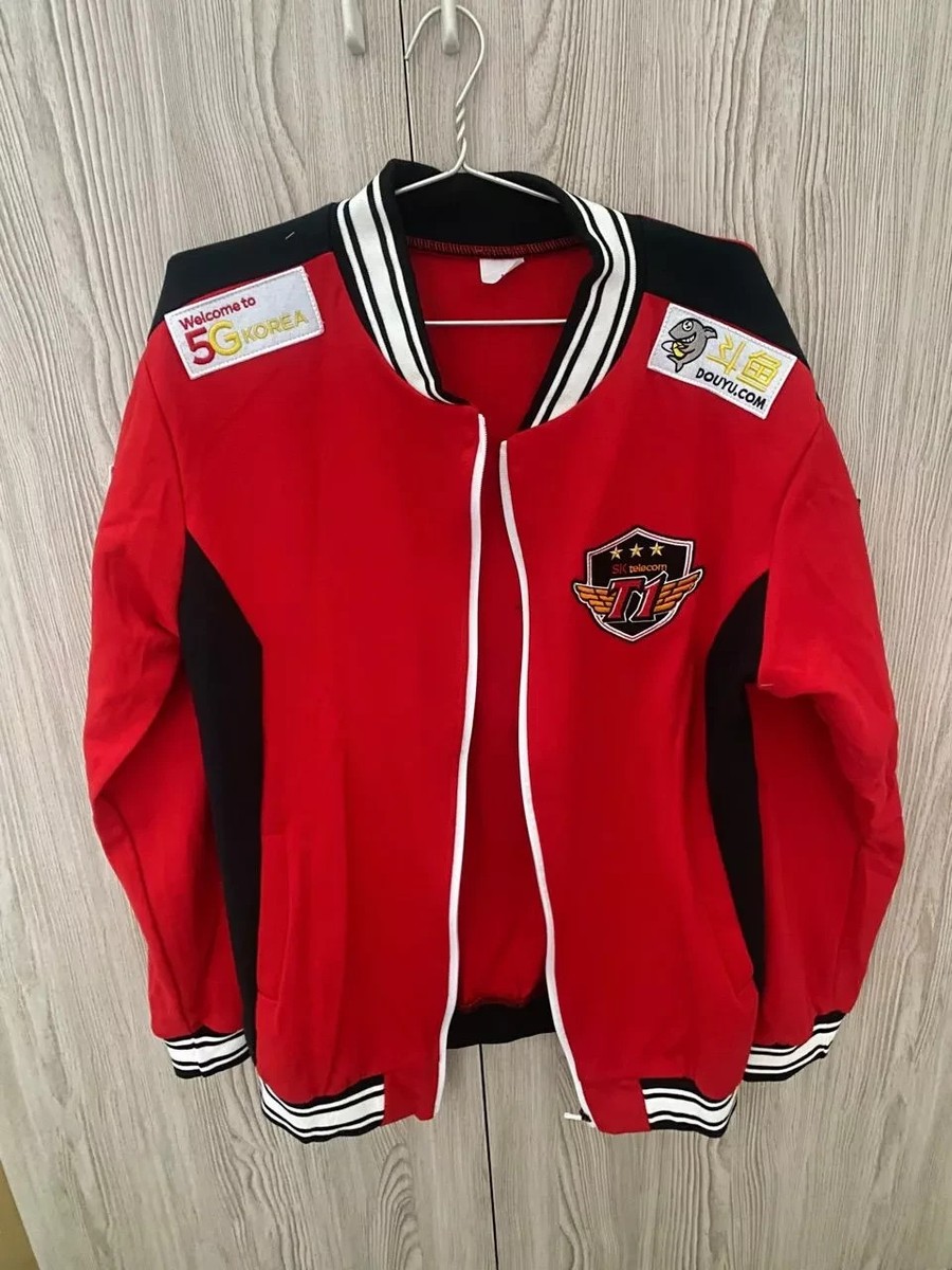 SKT T1 2017 TEAM PLAYERS UNIFORM JACKET FANMADE FAKER PEANUT BANG
