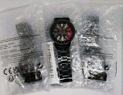 Wholesale Lot 3 Men Car Racing Alloy Wheel Caliper 3D Design  Quartz Watch 