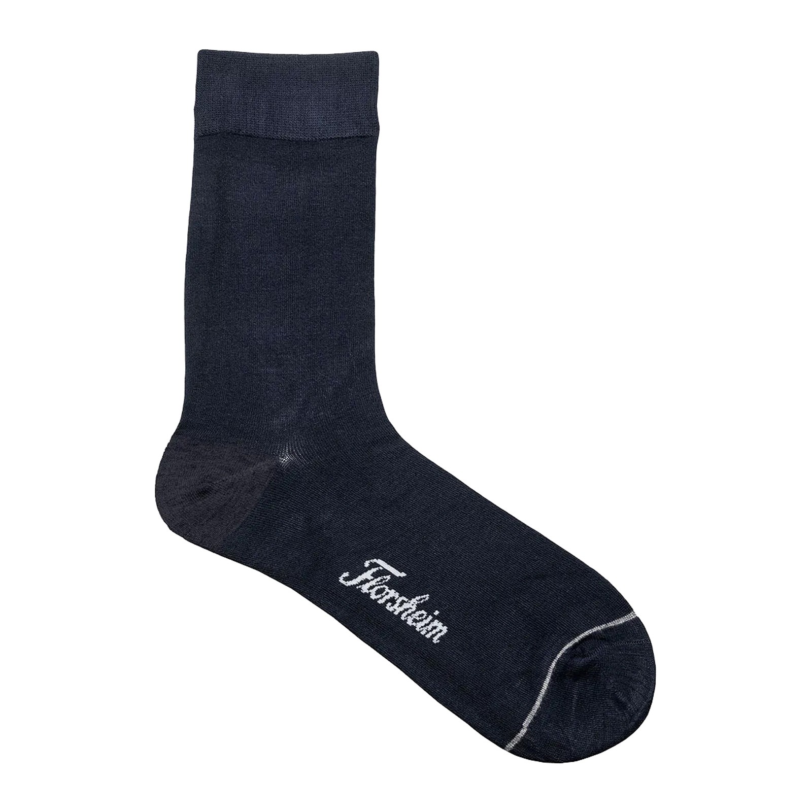 Мужские носки Florsheim Bamboo Flat Crew Dress - Одна пара 100304-K41 Темно-синий из полиэстера 2690₽