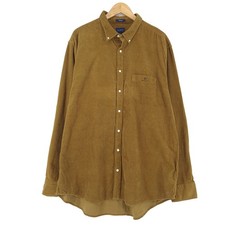 GANT Vintage Cord Shirt Brown Cotton Business Regular Fit 19 47